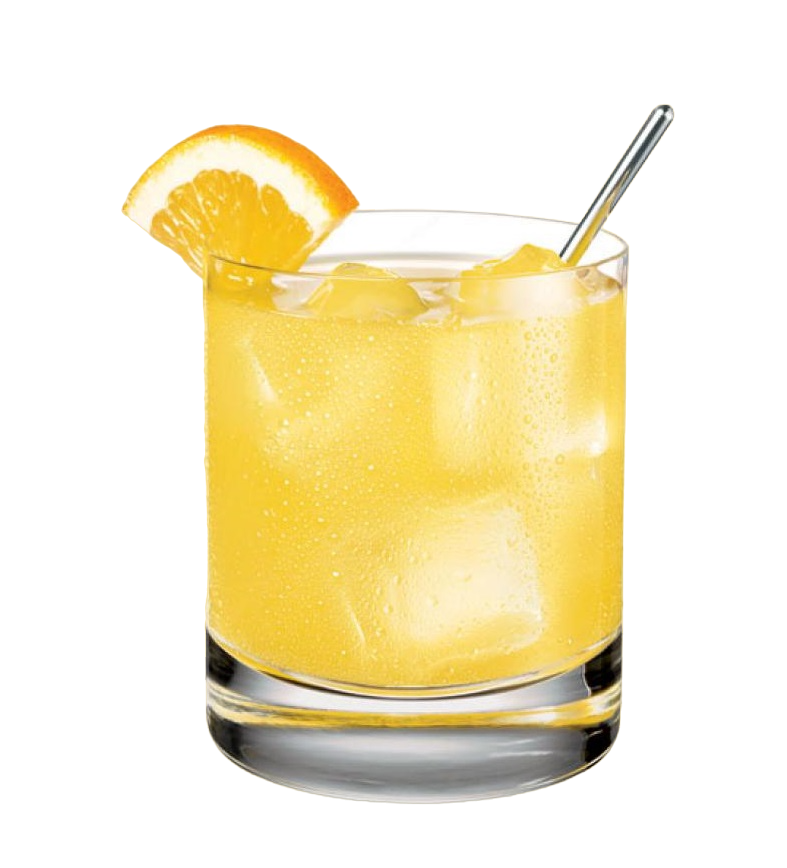Коктейль водка + портвейн + апельсиновый сок