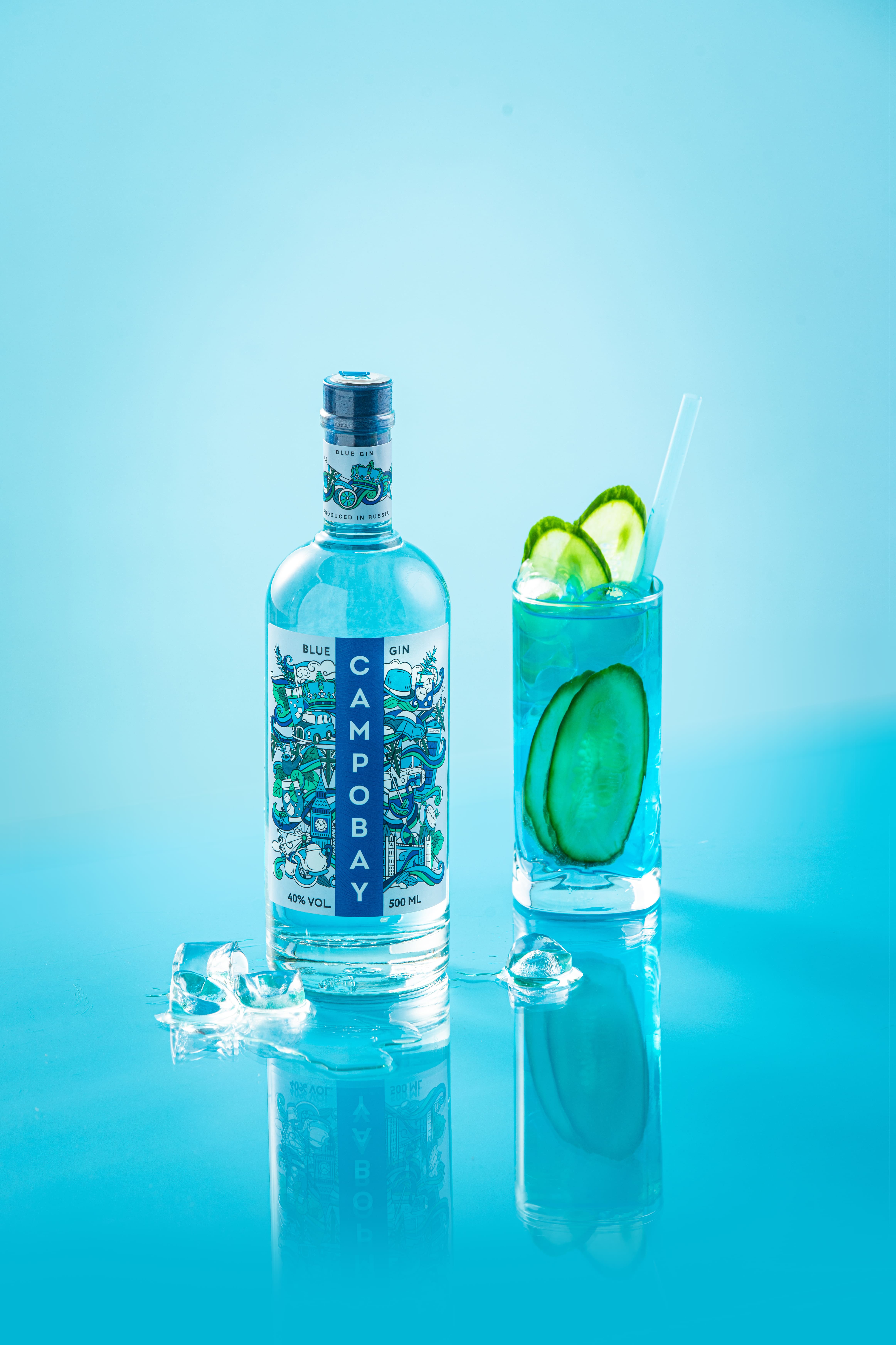 Коктейль с огурцом